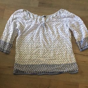 Peasant boho top size XL